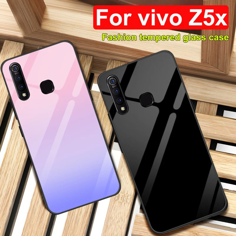 Чехол для vivo Z5x чехол из закаленного стекла оболочка Z5 x V1911A градиентный