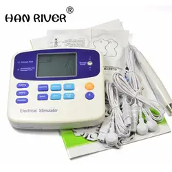 Hanriver 2018 Горячая распродажа! Двойной Десятки машин Цифровой массаж + Accupuncture Pen Средства ухода за кожей массажер для массажа инструмента