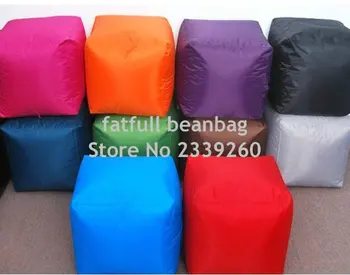

COVER ONLY NO FILLER - Indoor/Outdoor Big square size 16inch Bean Bag Ottoman
