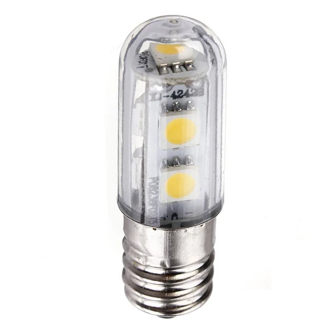 8 Pack E14 1W Led Refrigerator Bulbs 7 Smd 5050 Warm White Colour 15w