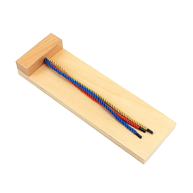 몬테소리 브레이드 보드: 어린이의 인지적, 운동적 기술 개발에 이상적