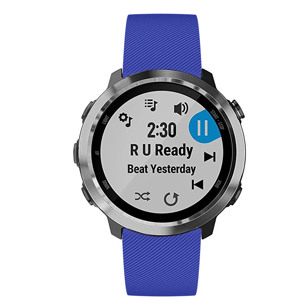 Силиконовый браслет для Garmin vivoactive3 Forerunner 645 мягкий силиконовый сменный