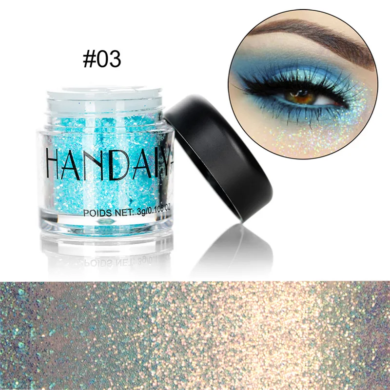 

Women Lady Mixed Glitter Powder Eyeshadow Pigment Loose Metallic Sparkling Makeup Glitter Women Beauty Party Gift #289129