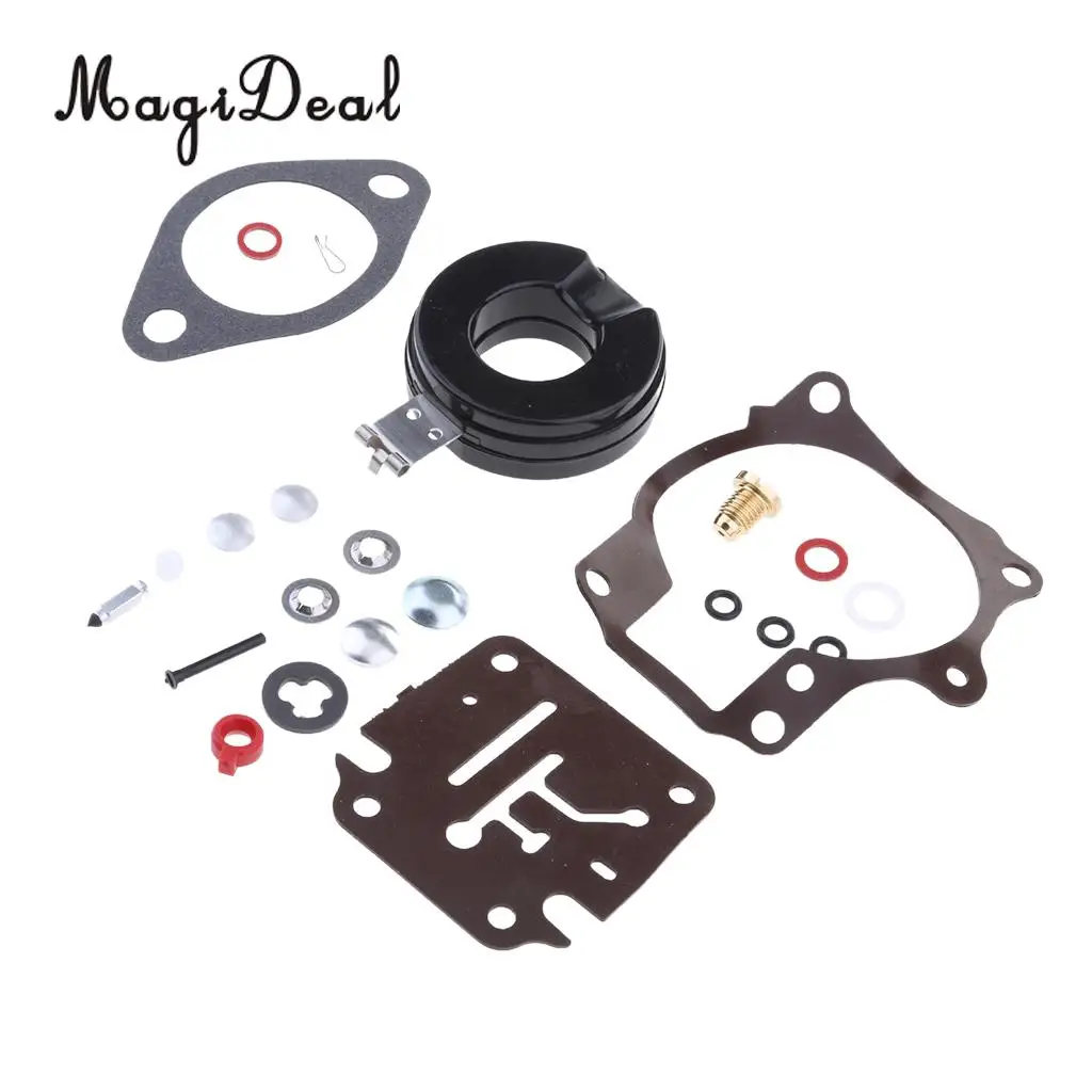MagiDeal Durable Carburetor Repair Kit for Johnson Evinrude 20/30/40/50HP Outboard Motors Boats Yacht Dinghy Accessories