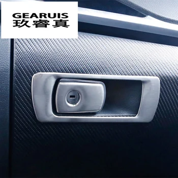 

Car Styling Car Copilot Glove box handle decoration cover Stickers trim For BMW 3 Serise F30 2013-2018 Auto interior accessories