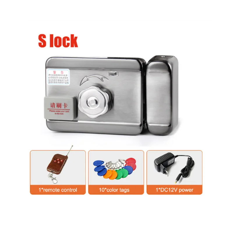 

DC12V Electric Gate Door RFID smart Lock Access Control System Free Chinese knot as gift