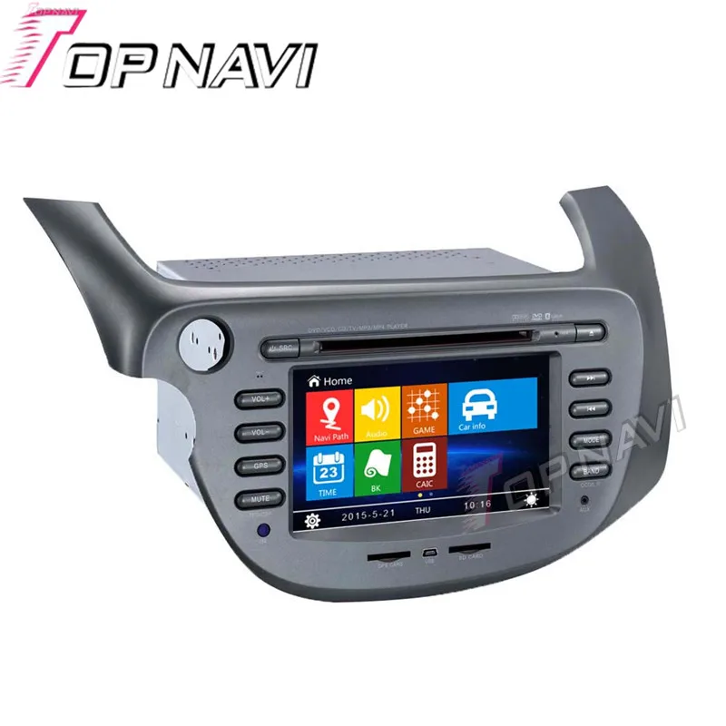 Sale Topnavi 7" Car DVD GPS For Honda FIT/JAZZ 2007- Car Radio Multimedia Audio Stereo In Dash,Wince System 11