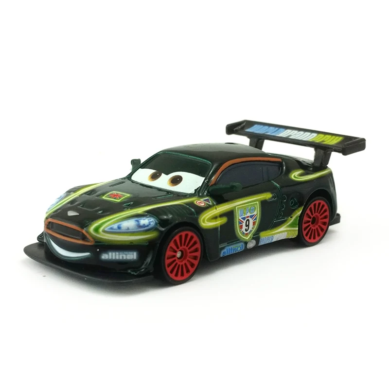 Дисней Pixar Автомобили неоновые Найджел Gearsley 1:55 литье под давлением металлический