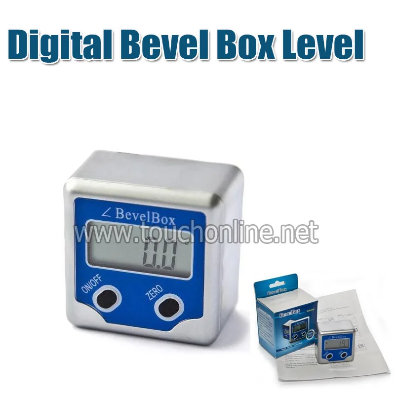  Digital Bevel Box Level Angle Finder Gauge Sensor 360 Degrees Protractor Spirit Level Inclinometer 