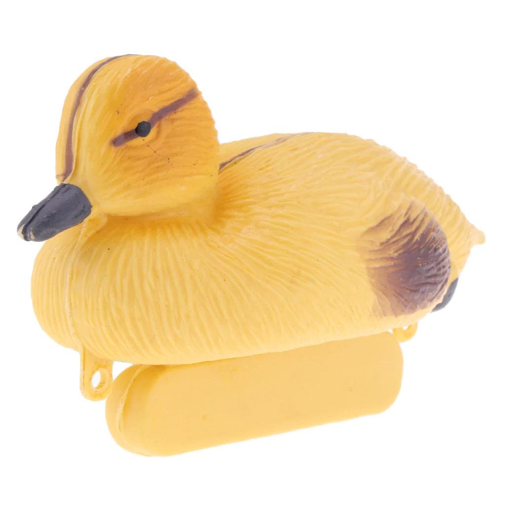 1 Pcs Baby Duckling Floating Hunting Decoy Duck Mallard Plastic Ornament Pond Yard Garden Duck Decoys Garden Yard Lake Decor