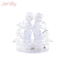 Jenilily 41 шт. jn9050a DIY Gemini 3D Паззлы с подсветкой интеллектуальной Toy Ферниш гаджет дети Игрушечные лошадки Рождественский подарок