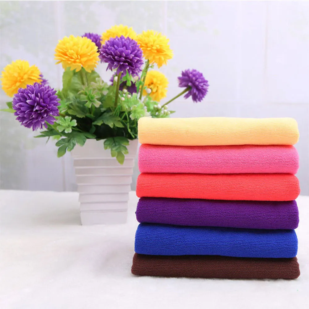 

Absorbent Towel Car Washclothes 6 Color 30*60cm Microfiber Beach Towel Family Towel Hotel Washcloth 30*60cm Cleaning Equipment