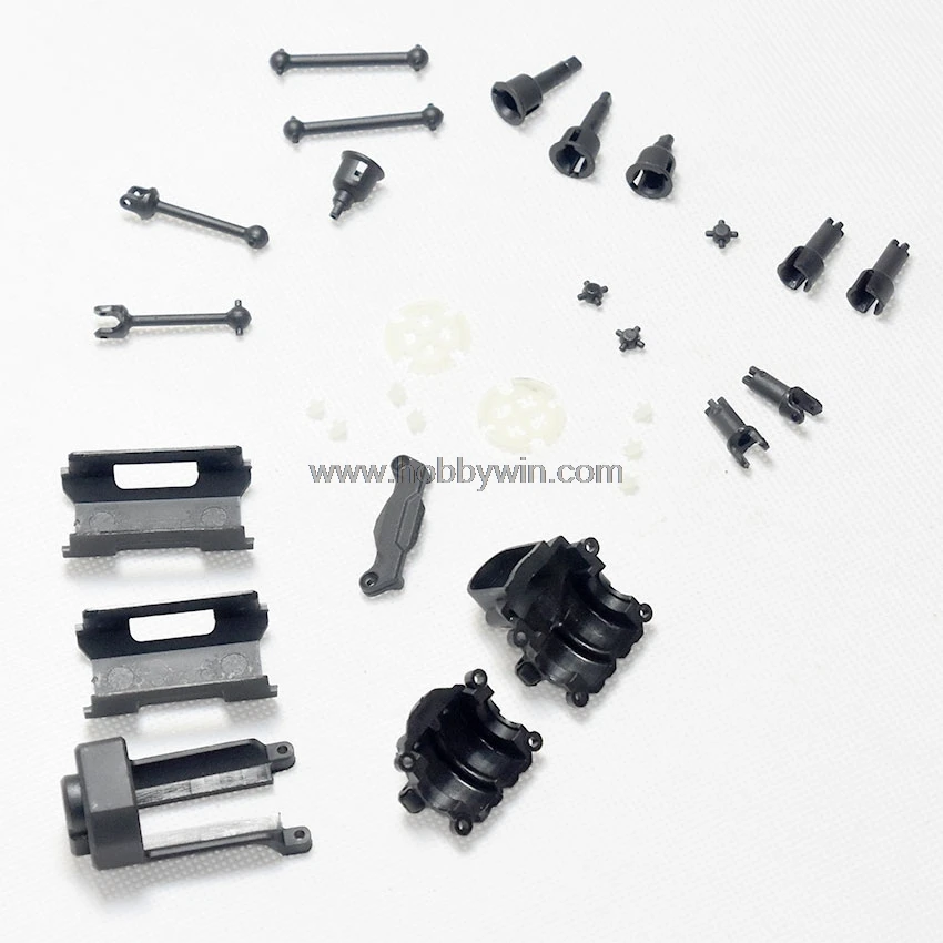 Запчасти HBX 25004R крышка аккумуляторного отсека с креплением двигателя Dogbones Diff.
