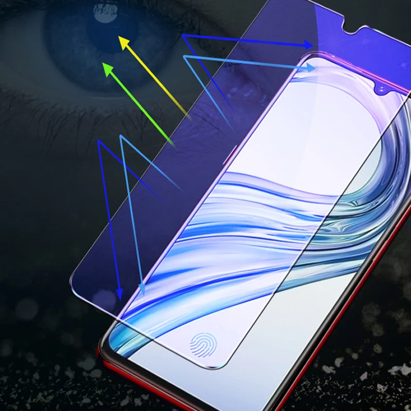 9H Protection Film Anti Blu Ray Tempered Glass For Vivo X23 V11 Pro Z3i