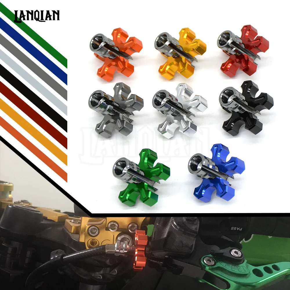

M8*1.25 Universal Motorcycle CNC Billet Clutch Cable Wire AdjusterFor KAWASAKI Z750 Z800 Z1000 Z1000SX NINJA 1000R/650R KTM