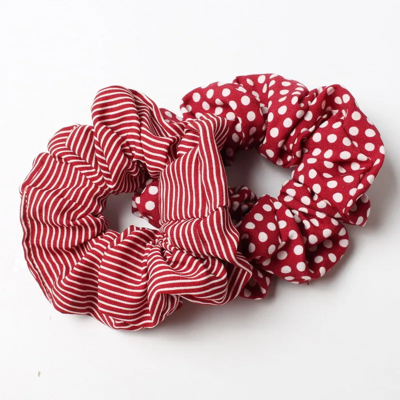 Stripes And Dots Elastic Scrunchies 2