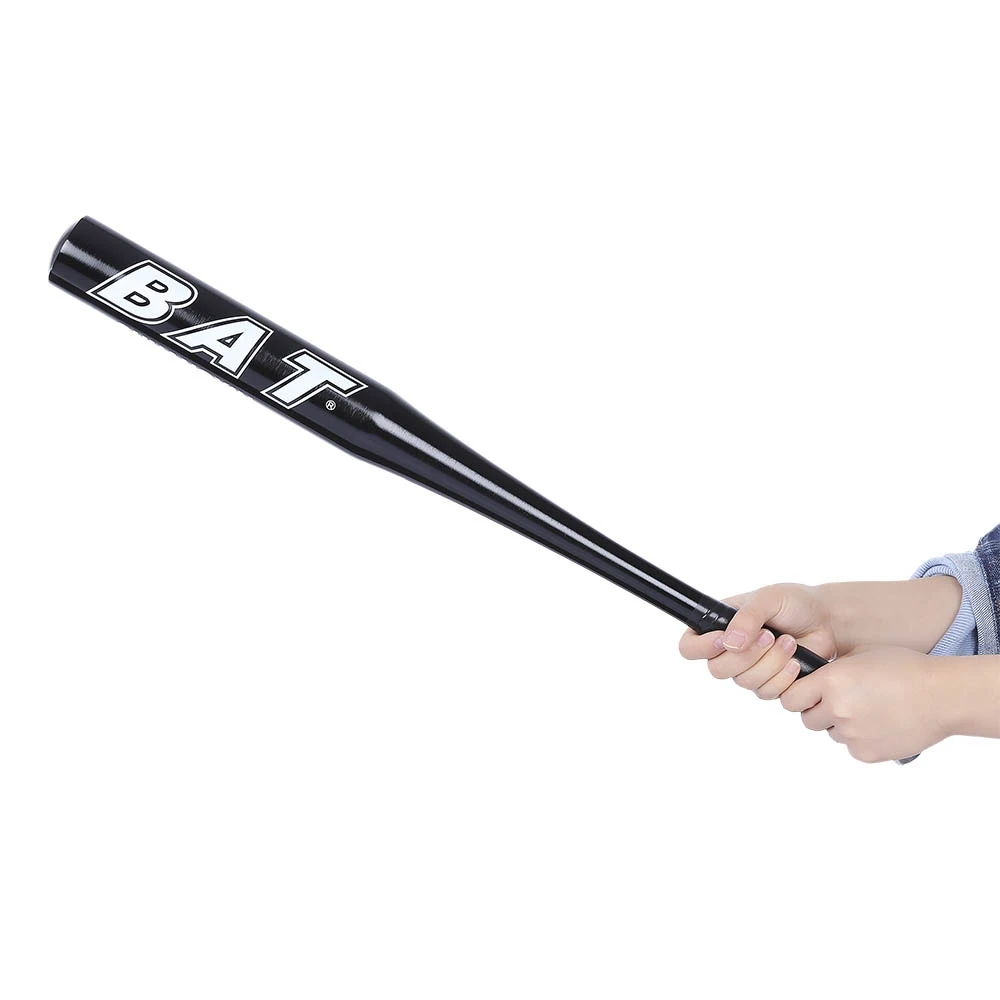 BLACK 20 INCH Бейсбольная бита Спорт на открытом воздухе сплав алюминий самообороны оружие безопасности высокая твердость выносливость Профессиональный дропшиппинг - Цвет: BLACK 20 INCH