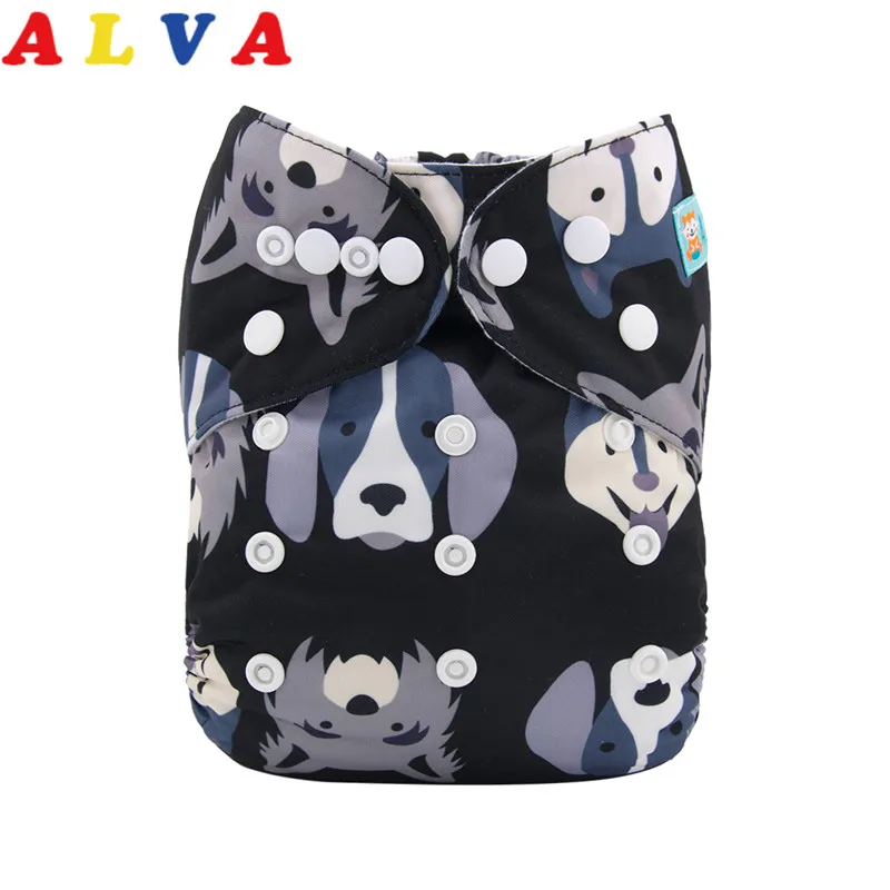 

New Arrival! Alvababy Baby Cloth Diaper Reusable Nappy for Babies 3-15kg with 1pc Microfiber Insert