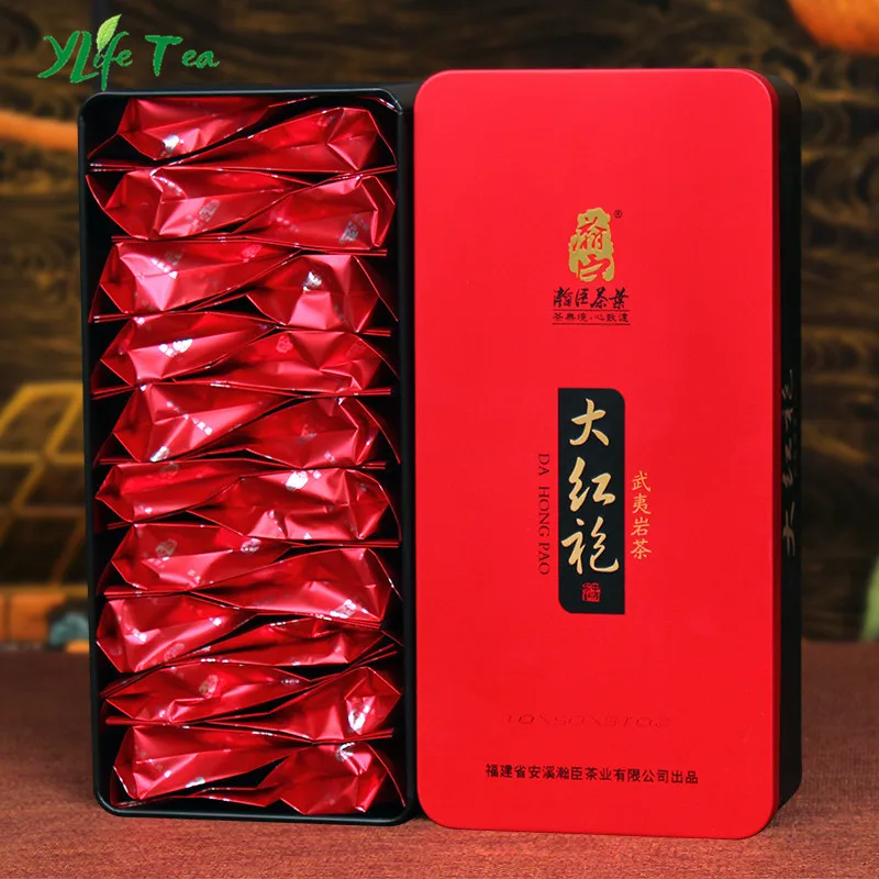 

Dahongpao Tea 140g Chinese Top Grade Wuyi Oolong Premium Da Hong Pao Big Red Robe Oolong Tea Wuyi Yan Cha Black Tea