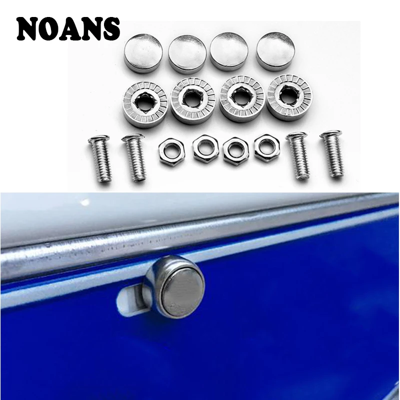 

16X Car License Plate Bolts Screws Cover For Mazda 6 CX3 Chevrolet Cruze Captiva Lacetti Ford Fiesta Focus 2 3 Mondeo mk4 Fusion