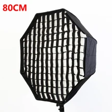 Photo Studio 80 cm/31.5 “Octagon Paraguas Softbox Difusor Reflector con Ceñidor para Speedlite Flash Photography Caja de luz Caja de luz