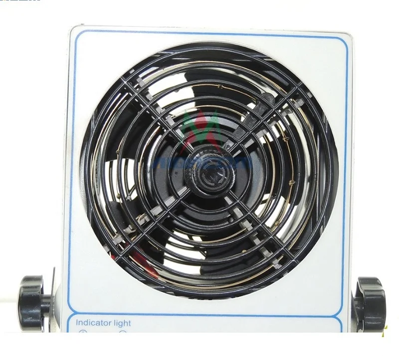 Ионизирующий воздуходувка Настольный вентилятор ESD Антистатический ионизатор воздуха с одежда ESD антистатические перчатки и другие элементы работы