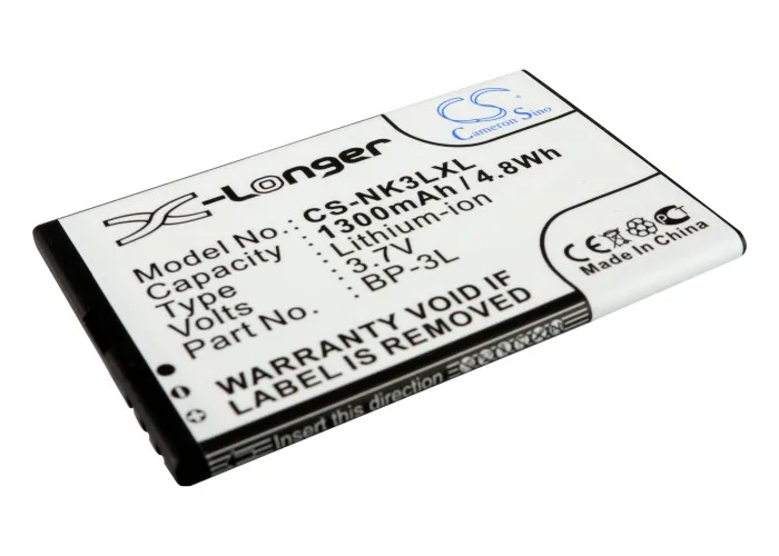 BP 3L батареи Cameron Sino 1300mAh для Nokia 303 603 Lumia 505 510 510.2 610 710 MP S V MyPhone 1080 9010 9015TV|cameron sino|1300mah