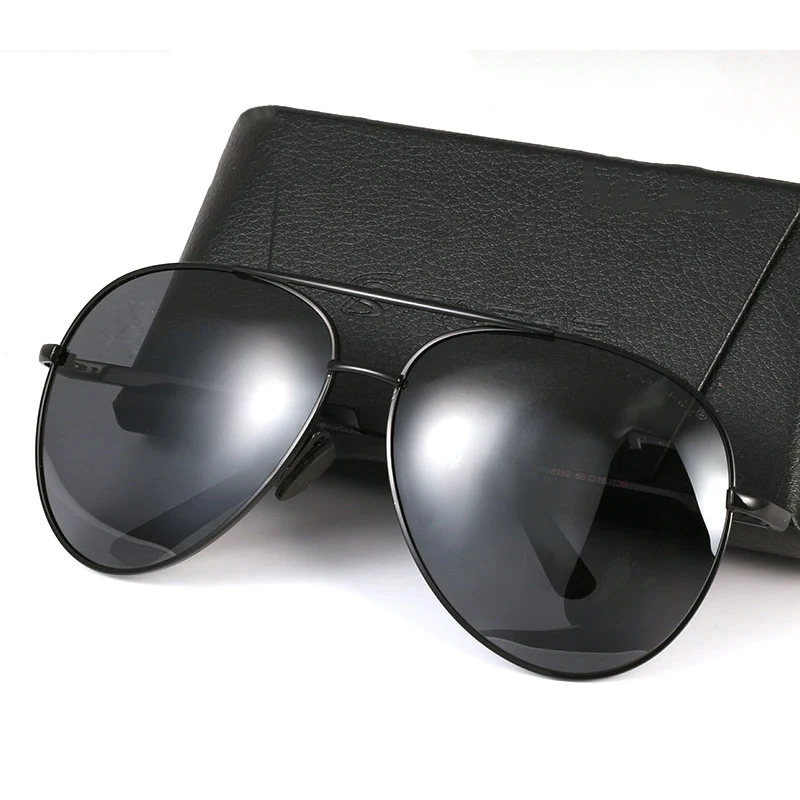 

Vazrobe (157mm) Oversized Mens Polarized Pilot Sunglasses Brown Gold Mirrored Flat Sun Glasses for Man Driving Anti Reflective