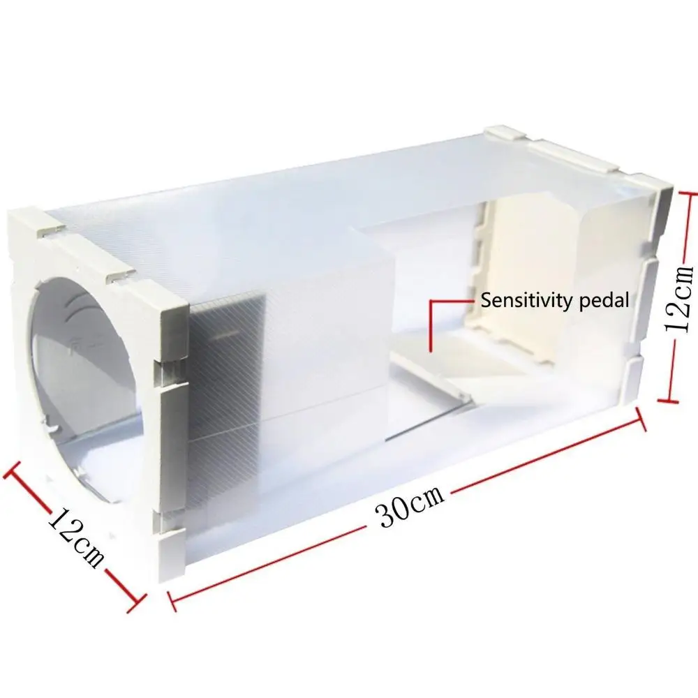Новая прозрачная крысиная клетка мышей грызунов животных управление ловушка для мыши гуманная коробка