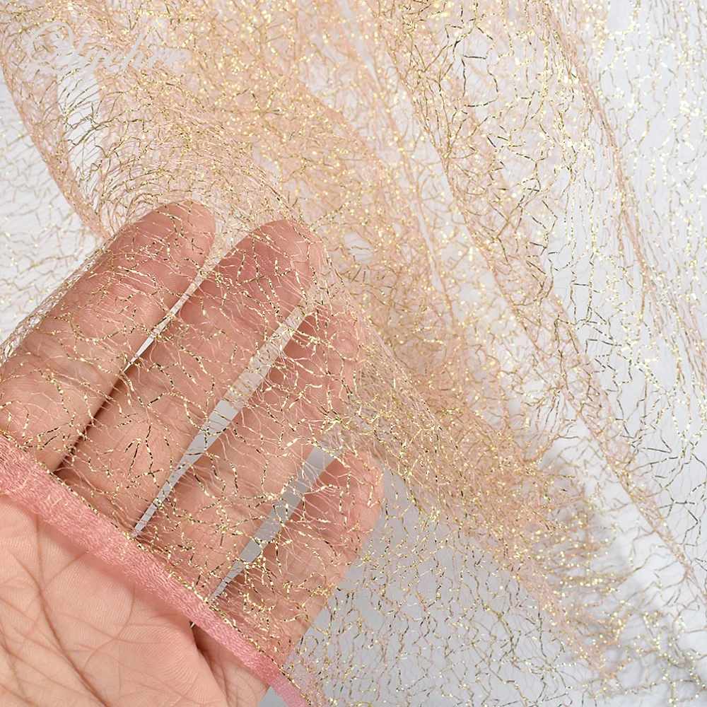 

100*160cm Hot Sale Solid Color Lace Net Mesh Tulle Fabric For Women Clothes Bag Shoes DIY Sewing Cloth Patchwork