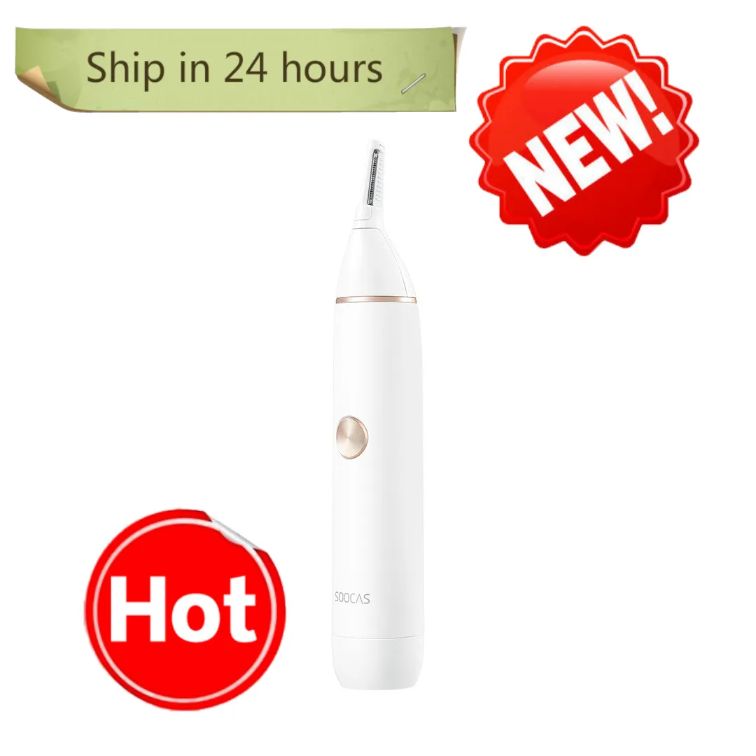 

Original Xiaomi Mijia Soocas IPX5 waterproof Nose Hair Trimmer Eyebrow Clipper Blade Cordless Nasal Cleaner for Men women
