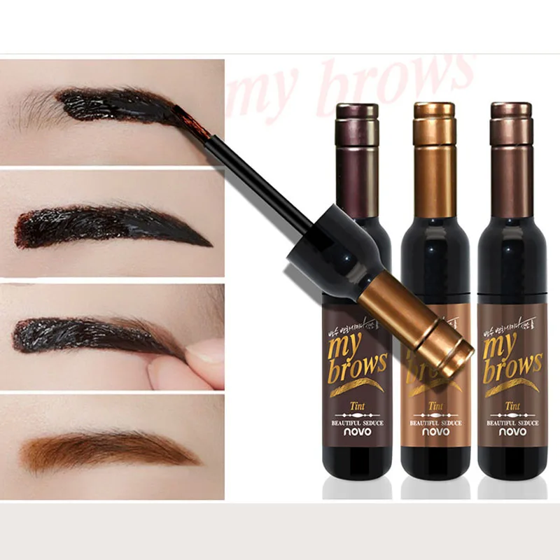 Buy NOVO Brand Eye Makeup Red Wine Eye Brow Tattoo