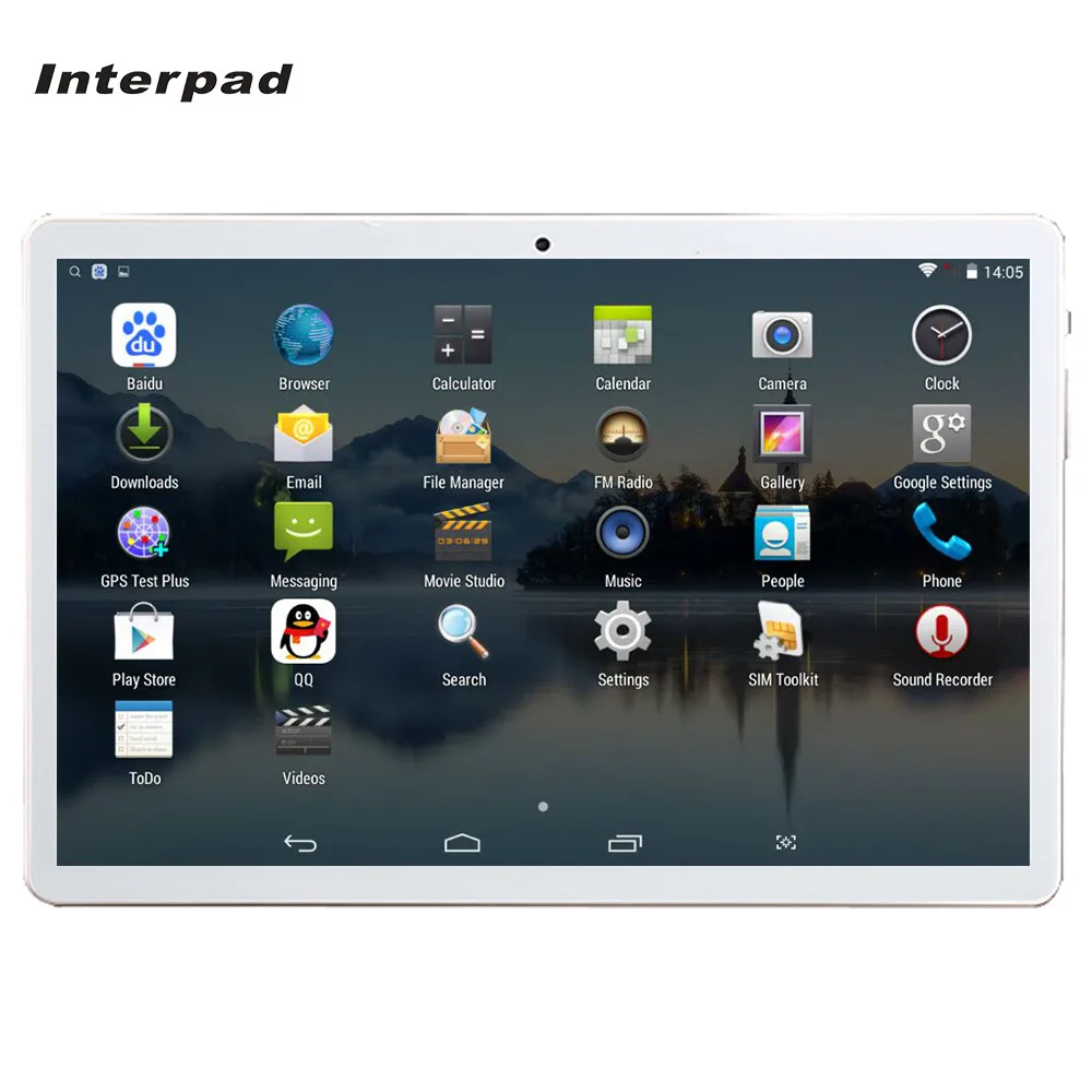 Interpad MTK6582 Quad Core tablet pc 10 inch 3G android tablets dual