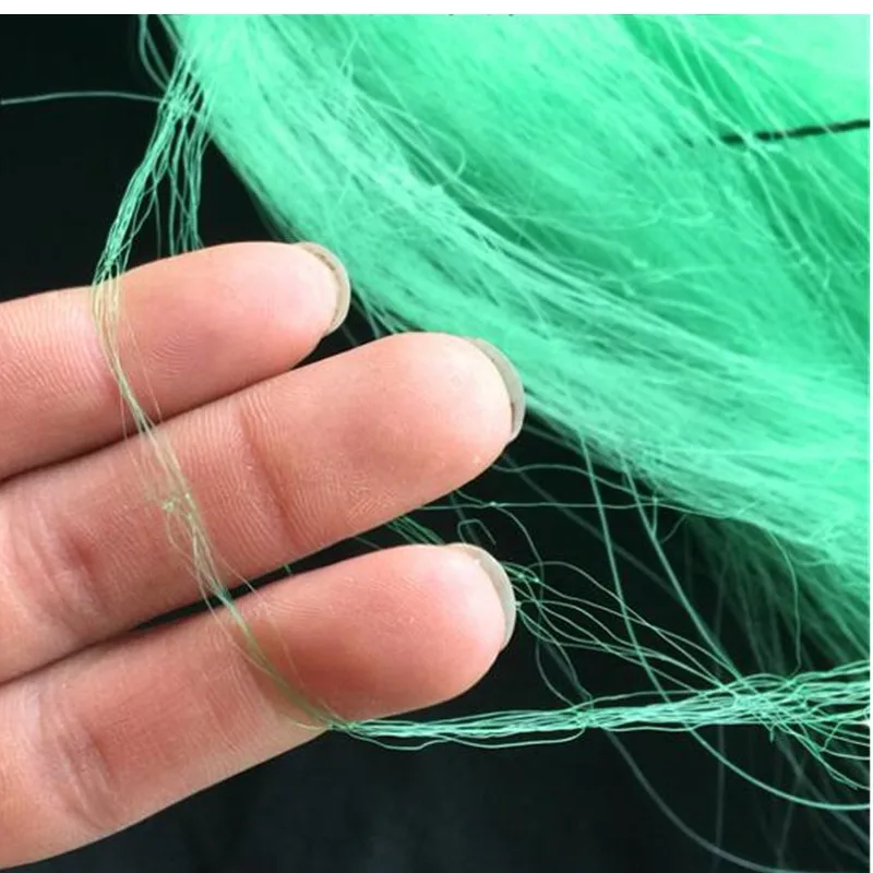 green line H6m*L100M 3layer 3cm mesh gill net sticky fishing net de pesca fishing network outdoor fishing tool  Fish supplies