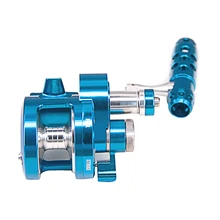 Глубоководная катушка, рыболовная приманка, кастинговая катушка, металлическая 7+ 1BB, двухскоростная лодка, рыболовное колесо