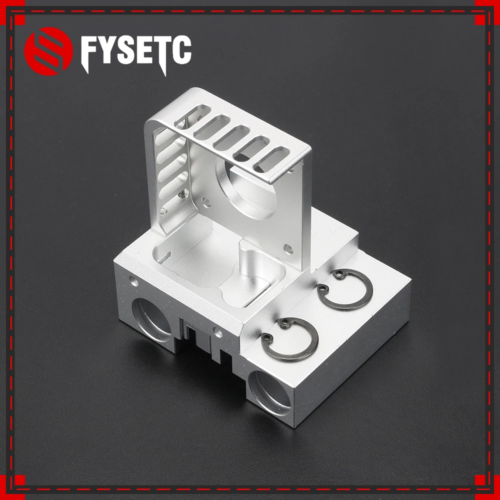 Алюминиевый сплав X Вал каретки комплект серебро Nema 17 крепление двигателя+ X слайдер+ Зажим для ремня для Prusa I3 MK2 E3d Titan Aero экструдер