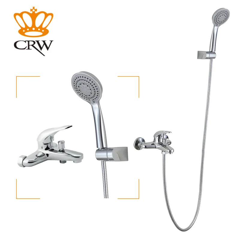 

CRW Bathroom Wall Mounted Luxury 3.7" Hand held 2 Functions Shower Head System /Chrome Finish Water-saving Shower Nozzle J1320
