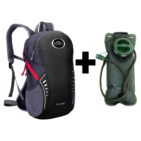 Flash Deal LOCAL LION Moutain Backpack Bike Packsack Road Cycling Bag Travel Running Sport Cycling Backpack+2L Water Bag 4