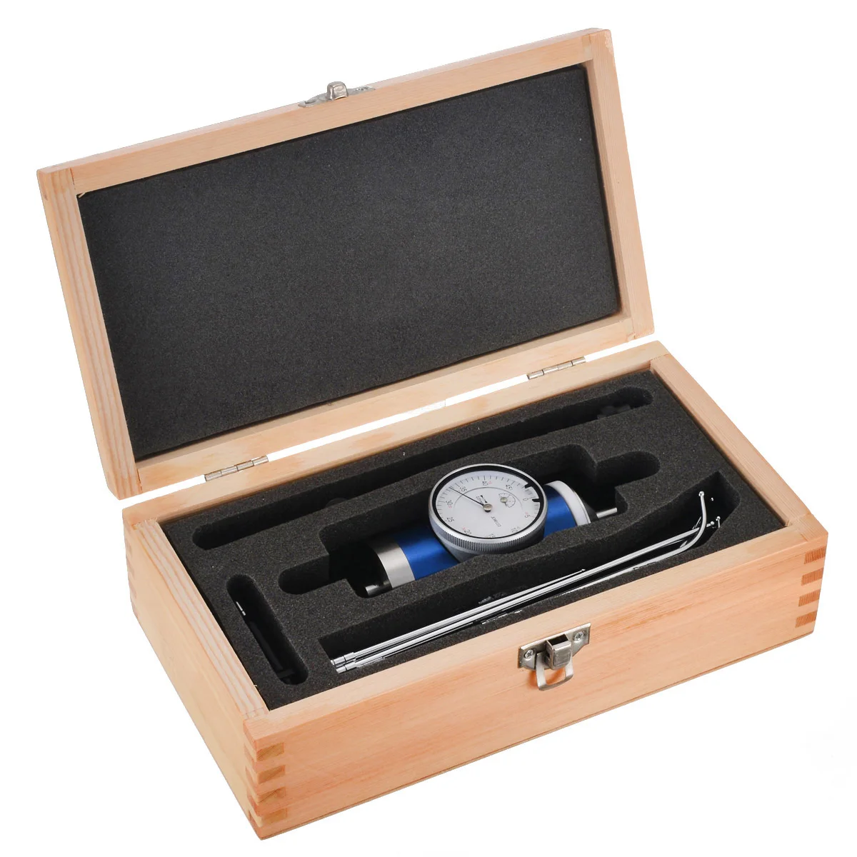 New Coaxial Centering Dial Test Indicator Set 0-3mm Center Finder Milling Tool 0.01mm Accuracy with Wooden Box Measuring Tool