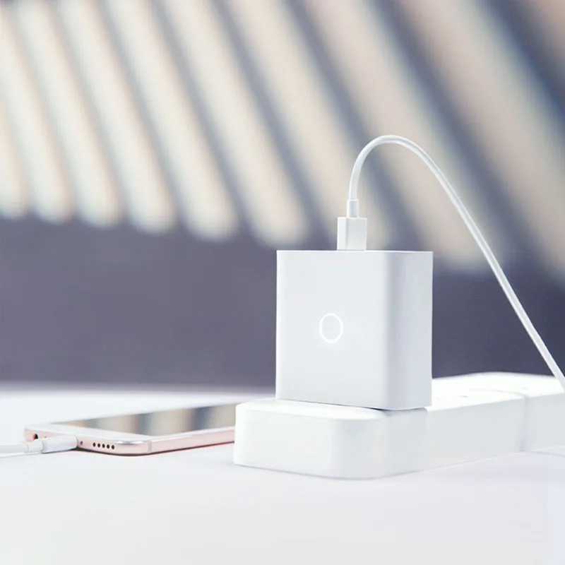 Xiaomi ZMI USB зарядное устройство 65 Вт 3 порта для Android iOS переключатель умный выход type-C 45 Вт USB-A 20 Вт Световой индикатор Подарочный кабель
