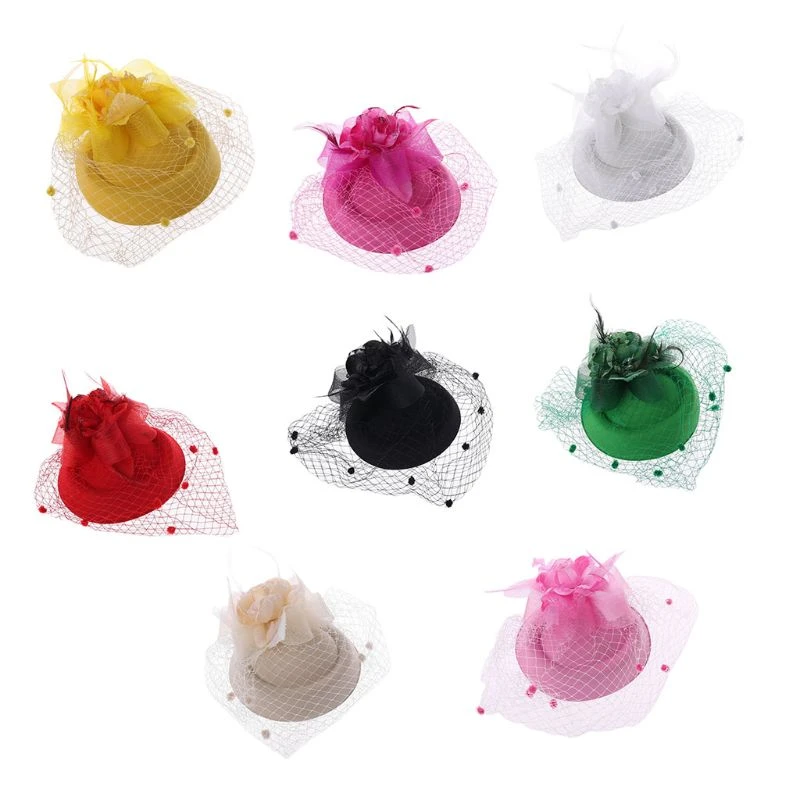 Caramelo Color Sombrero Redondo Horquilla Color Pequeño Clip Caramelo Color Sombrero Redondo Horquilla Color Pequeño Clip