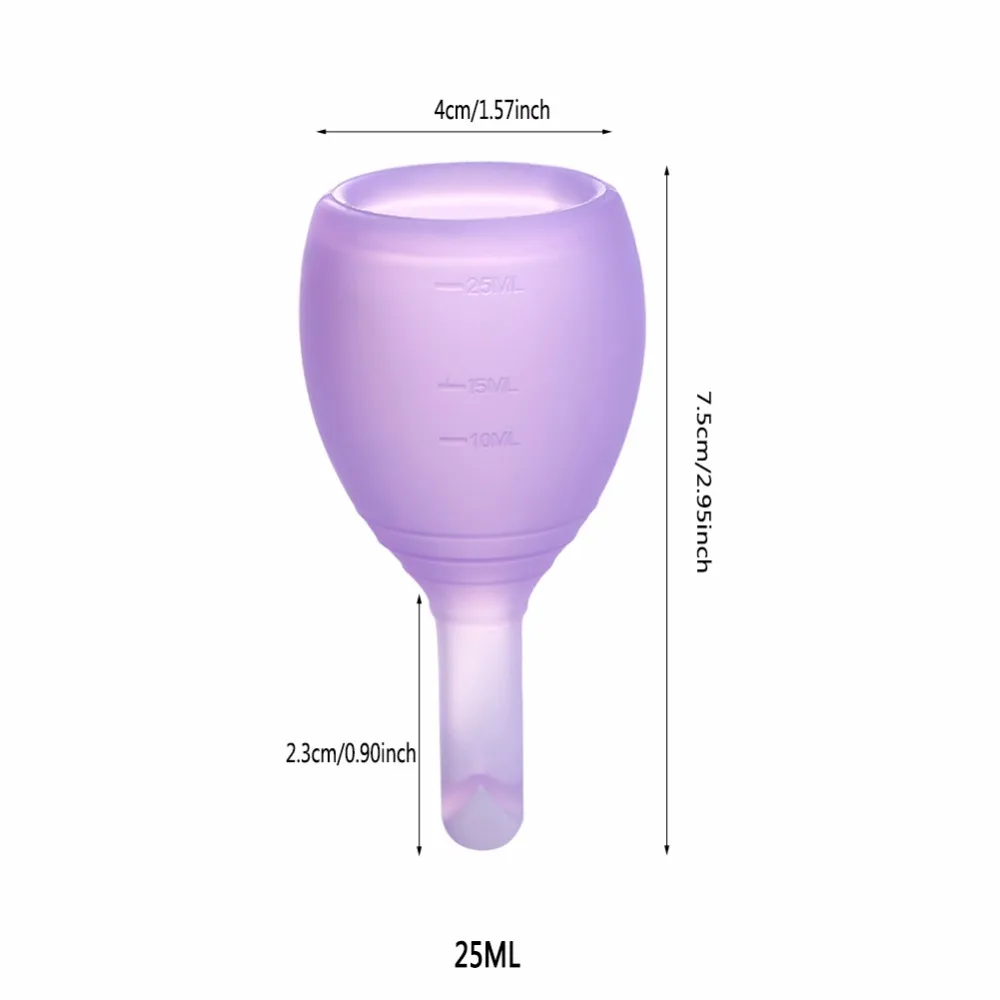 Медицинские силиконовые менструальные чашки для женщин многоразовые мягкие De Силиконовые дамские разрядки безопасности менструальный период поставки кружка уход за вагиной