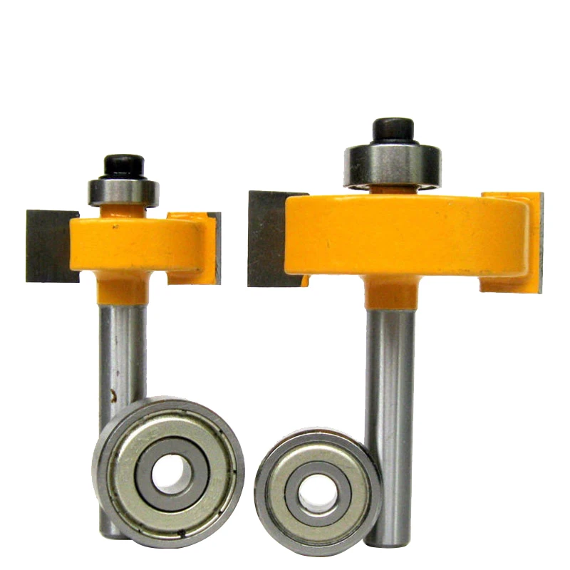 2 шт. фрезы для деревообработки с хвостовиком 1/4 дюйма 1/2 дюйма|slot router bit|woodworking