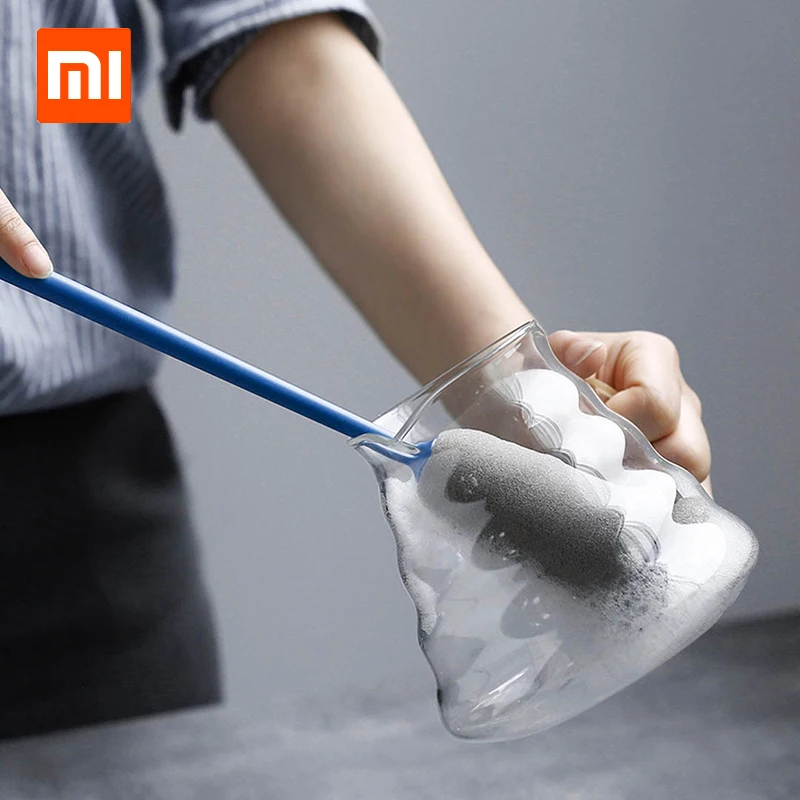 XIAOMI поцелуй рыба Kiss Fish длинная ручка Сменные мягкие губки бутылка Чай Стекло