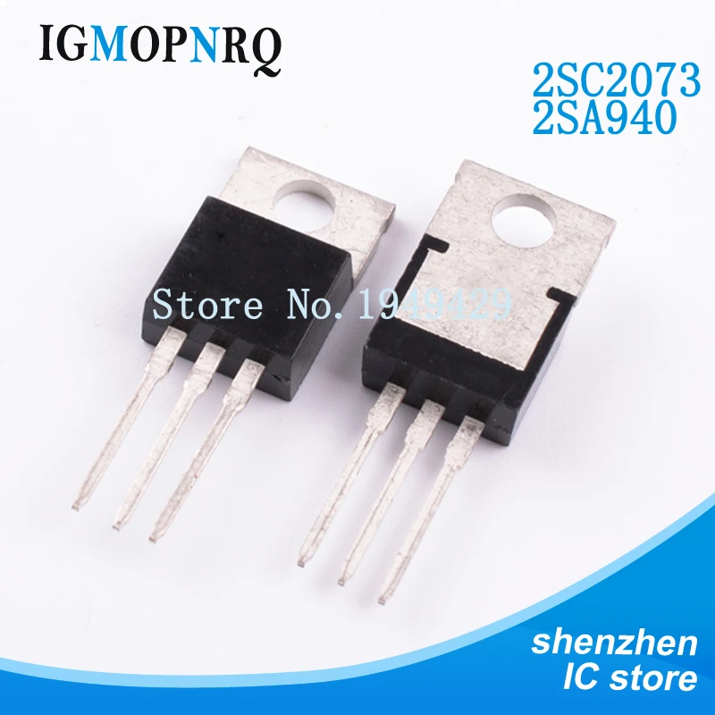 10 шт./лот (5 пар) C2073 A940 2SC2073 2SA940 триодный транзистор TO-220 новинка оптовая продажа