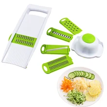 

YIBO Kitchen multi-function vegetable cutters Potato slice grater 5 blade combinations Practical and convenient kitchen tools