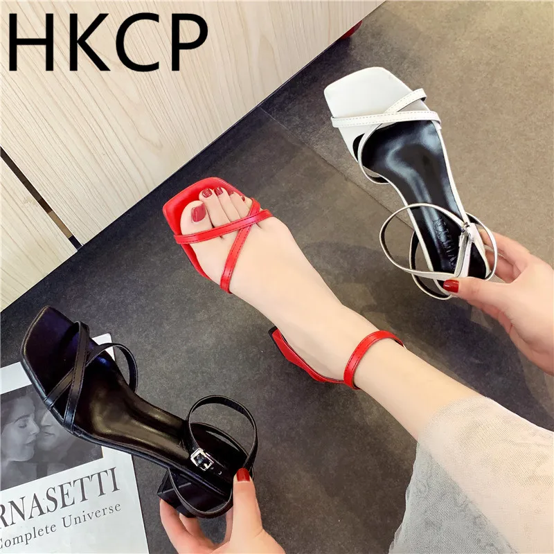 HKCP Fashion Strappy sandals for the new 2019 summer look go with simple chunky heels and a Roman fairy touch C122
HKCP Fashion Strappy sandals for the new 2019 summer look go with simple chunky heels and a Roman fairy touch C122