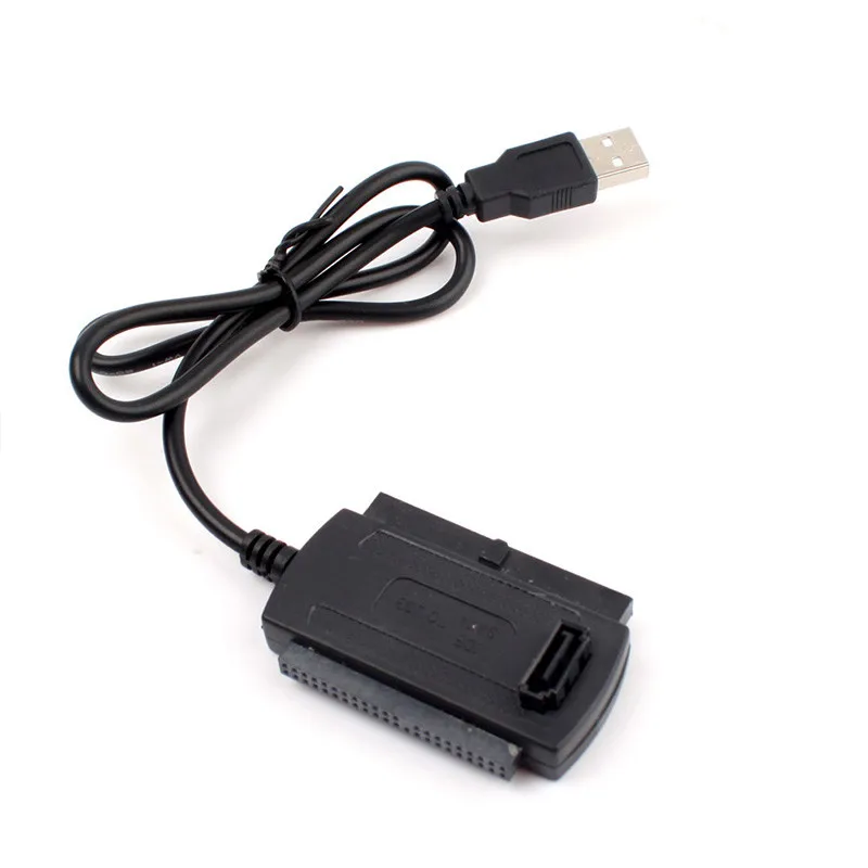 High Speed 2.5 3.5 HD HDD USB 2.0 to IDE SATA  Converter Adapter  Cable Cord