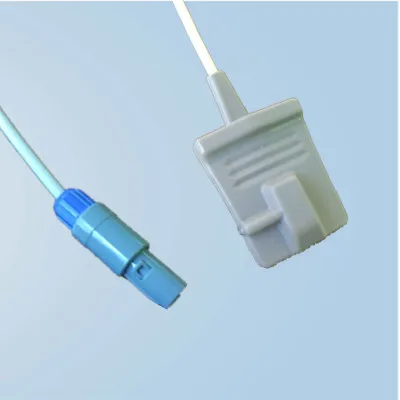 

Compatible for Biolight M69,M6,M12,M7000,M8000,M9000 Digital 5 pin Adult Soft silicone spo2 sensor ,L=3M