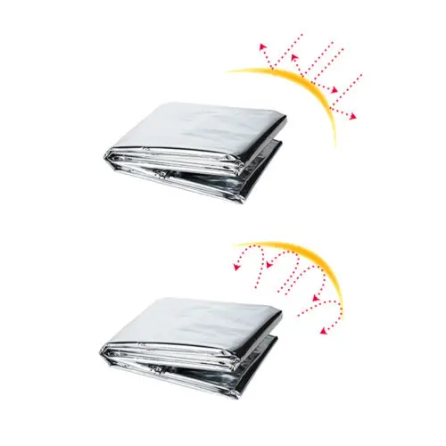 Открытый Водонепроницаемый Многофункциональный портативный запасной Солнечный одеяло безопасность, выживание Теплоизоляционный